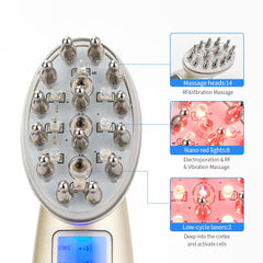 Electric Red Light Therapy Hair Growth Brush