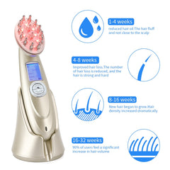Electric Red Light Therapy Hair Growth Brush