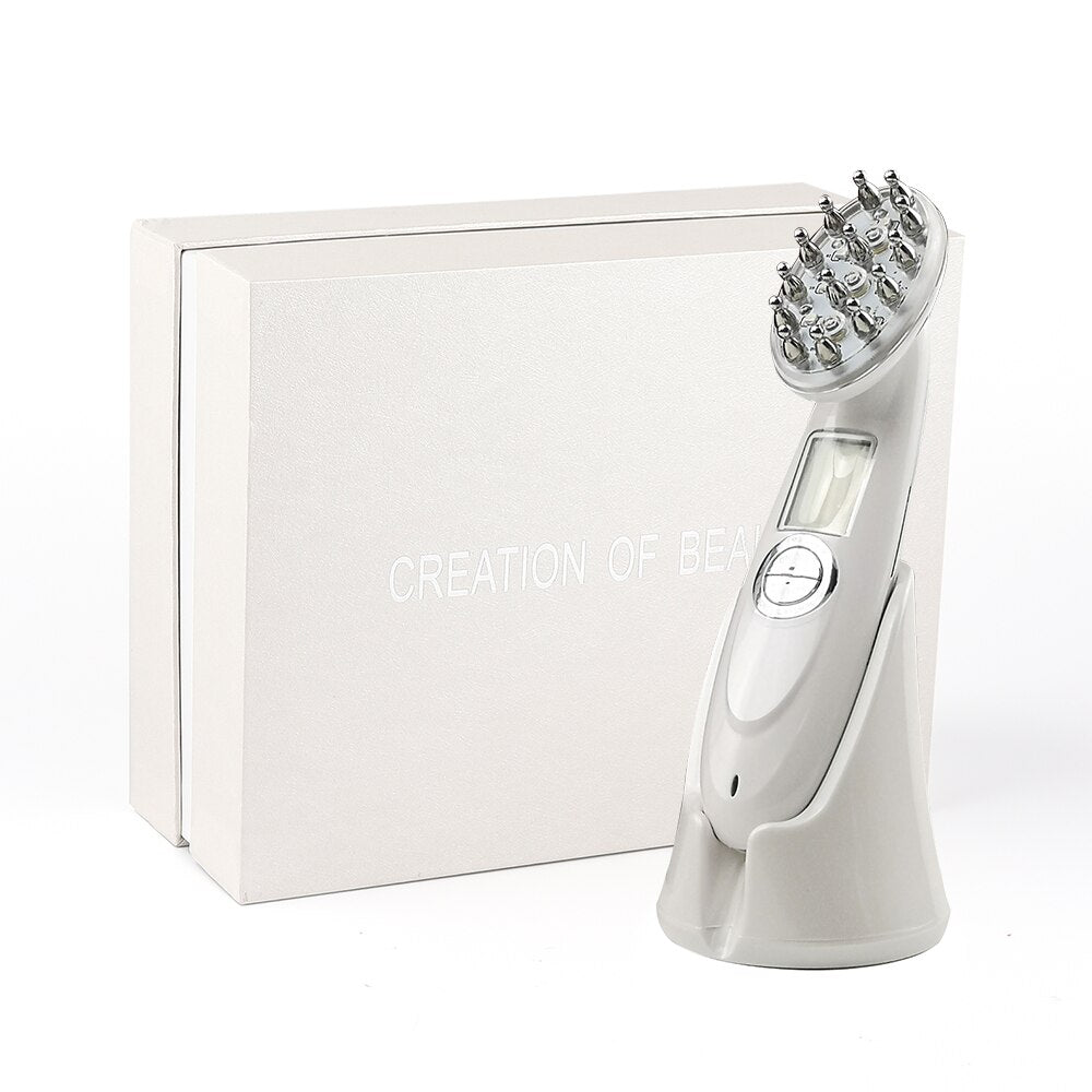 Electric Red Light Therapy Hair Growth Brush