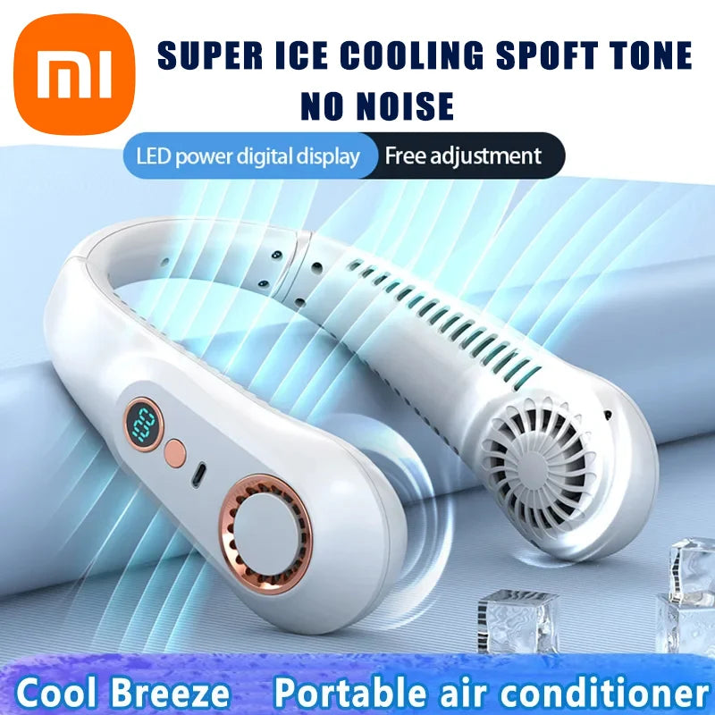 USB Rechargeable Iced Cold Hanging Neck Fans